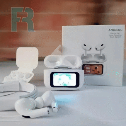 AirPods E9 Pro ANC ENC Smart TWS with HD Touch Display and App Control
