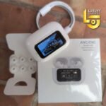 A9 Pro ANC Touch Screen Wireless Earbuds (white) - Image 5