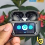 A9 Pro ANC Touch Screen Wireless Earbuds (Black) - Image 5