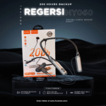 Recrsi RE-NY060 200H Backup Bluetooth Neckband with Digital Display and Memory Card Support