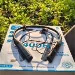 FRB N-27 Smart Neckband with 400H power backup, Bluetooth 5.4, ENC noise cancellation and magnetic earbuds