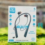 FRB N-27 Smart Neckband with 400H power backup, Bluetooth 5.4, ENC noise cancellation and magnetic earbuds