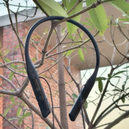 FRB N-27 Smart Neckband with 400H power backup, Bluetooth 5.4, ENC noise cancellation and magnetic earbuds
