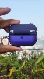 Eagle Silicone Case with Metallic Finish for AirPods Pro (purple) - Image 3