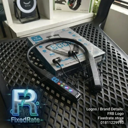 FRB N26 Neckband with Digital Display and Magnetic On Off Feature