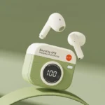 Q86 Retro Camera Design Wireless Earbuds (White) - Image 5
