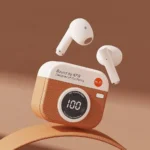 Q86 Retro Camera Design Wireless Earbuds (White) - Image 4